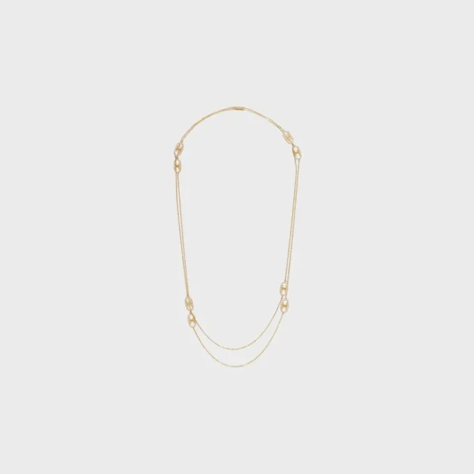 Maillon Triomphe Sautoir aus Gelbgold und Diamanten Maillon Triomphe Sautoir aus Gelbgold und Diamanten