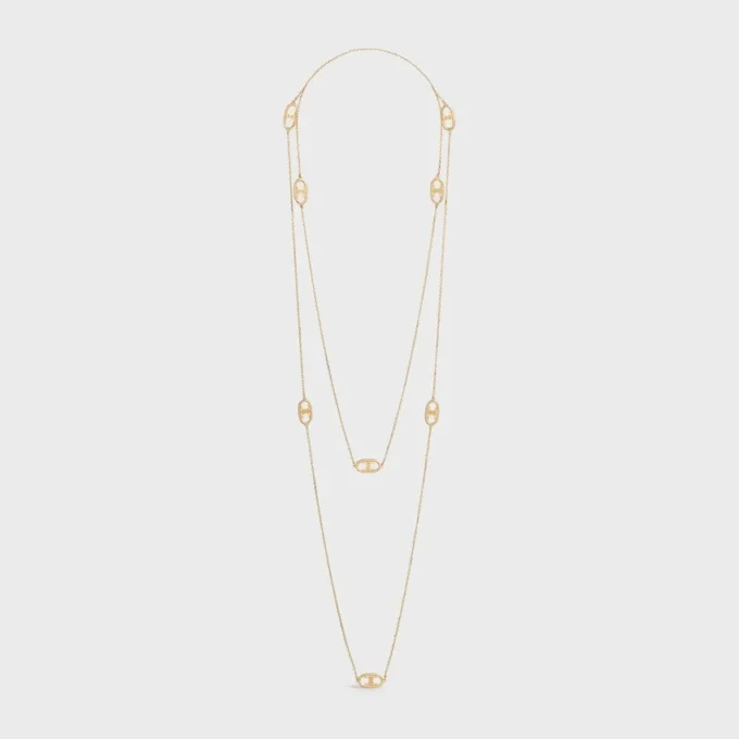 Maillon Triomphe Sautoir in Gelbgold