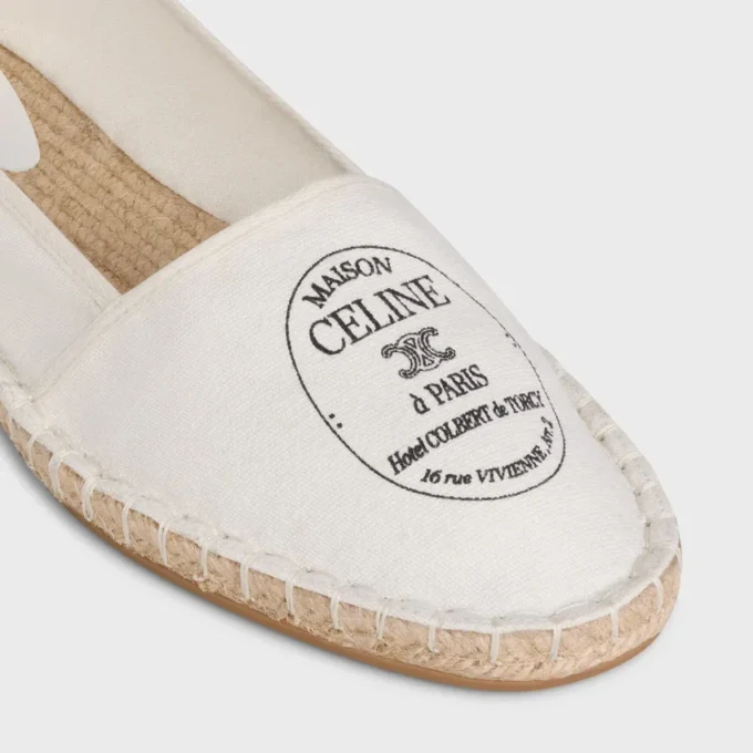 Maison Celine Espadrille aus Canvas