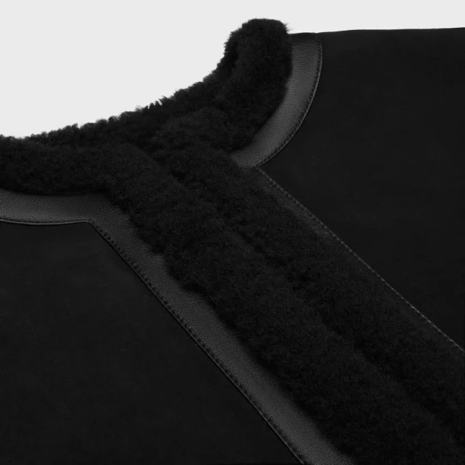 Mantel aus Wildleder Mantel aus Wildleder