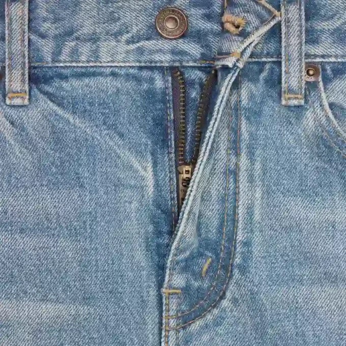 Marco-Jeans aus Stahlblau gewaschenem Denim Marco-Jeans aus Stahlblau gewaschenem Denim