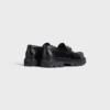 Margaret Loafer mit Triomphe aus poliertem Stierleder