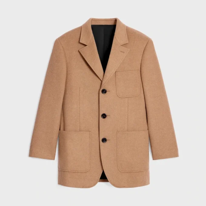 Maßgeschneiderte Jacke aus Kaschmirflanell