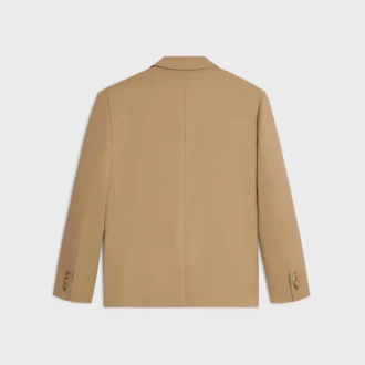 Maßgeschneiderte Jacke aus Stretch-Wollgabardine