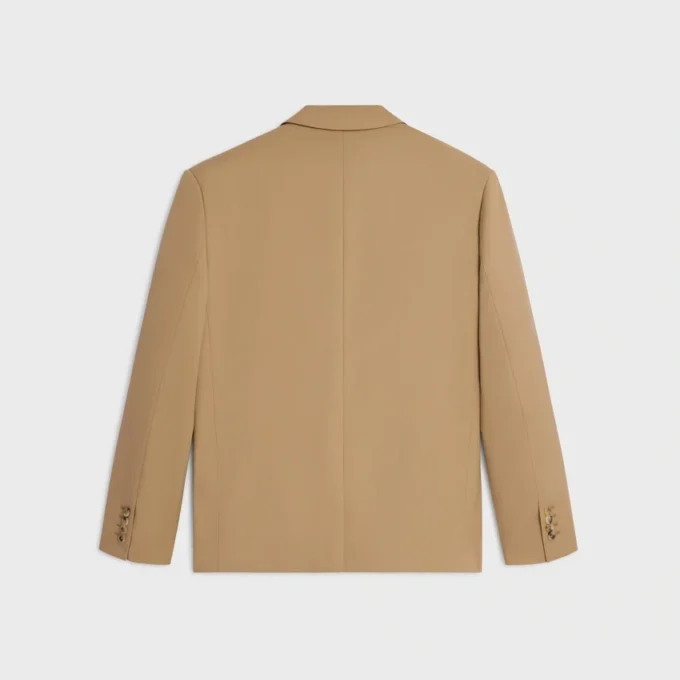 Maßgeschneiderte Jacke aus Stretch-Wollgabardine