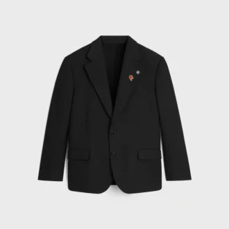 Maßgeschneiderte Jacke aus Wollgabardine