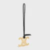 Maxi Triomphe Charm aus Metall und glattem Lammleder