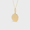 Medaille CELINE Small Halskette aus Gelbgold und Diamanten Medaille CELINE Small Halskette aus Gelbgold und Diamanten