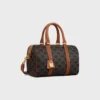 Medium Boston aus Triomphe Canvas und Kalbsleder