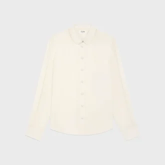 Mia-Bluse aus Seidenkrepp und Acetat