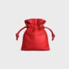 Micro Crystal Pouch aus glattem Lammleder Micro Crystal Pouch aus glattem Lammleder