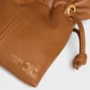 Micro Crystal Pouch aus glattem Lammleder