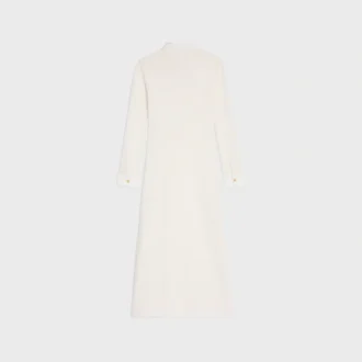 Midi-Polokleid aus gehäkelter Baumwolle