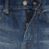 Midirock aus Dark Union Wash Denim Midirock aus Dark Union Wash Denim