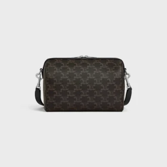 Mini Boston aus Triomphe Canvas und Kalbsleder