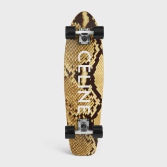 Mini Cruiser aus Holz mit Python- und CELINE-Print