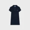 Mini-Polokleid aus Baumwollfrottee Mini-Polokleid aus Baumwollfrottee