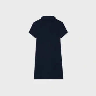 Mini-Polokleid aus Baumwollfrottee