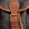 Mini-Rucksack Folco aus Triomphe Canvas und Kalbsleder Mini-Rucksack Folco aus Triomphe Canvas und Kalbsleder