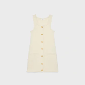 Mini-Schürzenkleid aus Baumwolle
