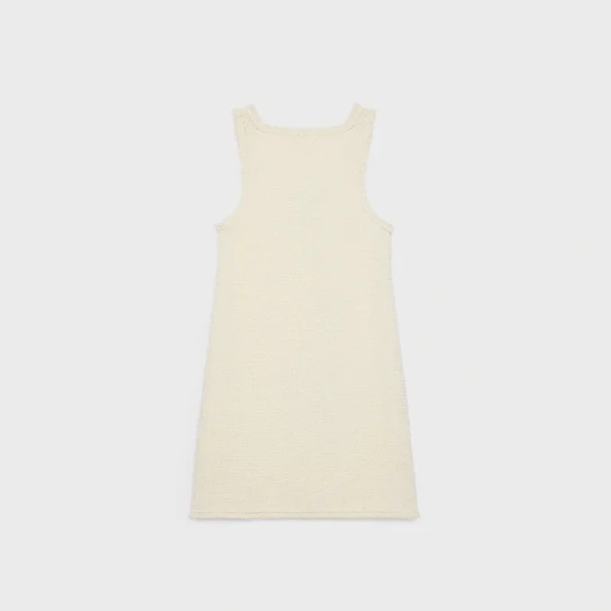 Mini-Schürzenkleid aus Baumwolle Mini-Schürzenkleid aus Baumwolle