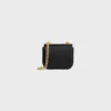 Mini-Tasche „Claude“ mit Kette aus glänzendem Kalbsleder Mini-Tasche „Claude“ mit Kette aus glänzendem Kalbsleder