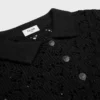 Minikleid aus Baumwolle mit Pointelle-Muster