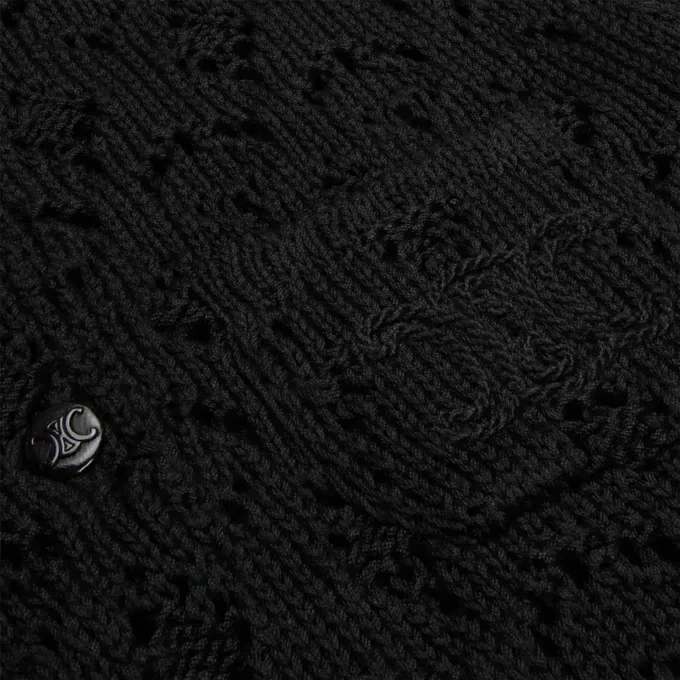 Minikleid aus Baumwolle mit Pointelle-Muster