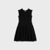 Minikleid aus Baumwollhäkelstoff
