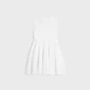 Minikleid aus Baumwollhäkelstoff