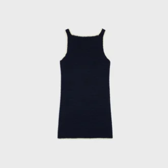 Minikleid aus gehäkelter Baumwolle