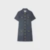 Minikleid aus Raw-Wash-Denim Minikleid aus Raw-Wash-Denim