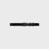 Mittelbreiter 25-mm-Triomphe-Gürtel aus Taurillon-Leder