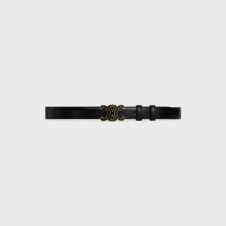 Mittelbreiter 25-mm-Triomphe-Gürtel aus Taurillon-Leder