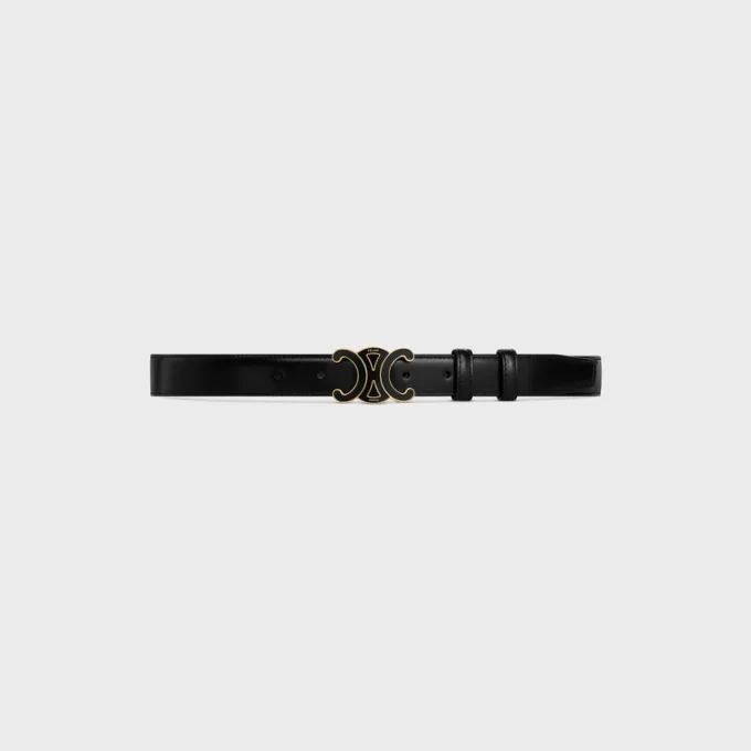 Mittelbreiter 25-mm-Triomphe-Gürtel aus Taurillon-Leder