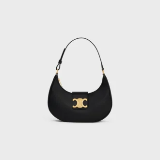 Mittlere Ava Triomphe-Tasche aus glattem Kalbsleder