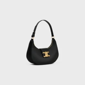Mittlere Ava Triomphe-Tasche aus glattem Kalbsleder