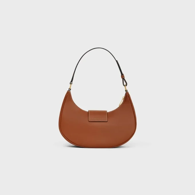 Mittlere Ava Triomphe-Tasche aus glattem Kalbsleder