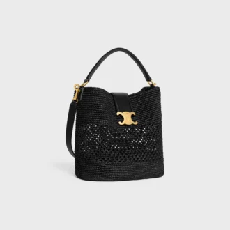 mittlere louise beuteltasche aus raffia und kalbsleder 2 1 330x330 - Mittlere Louise-Beuteltasche aus Raffia und Kalbsleder