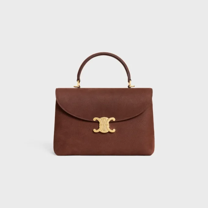 Mittlere Nino-Tasche aus genarbtem Nubuk-Kalbsleder Mittlere Nino-Tasche aus genarbtem Nubuk-Kalbsleder