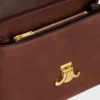 Mittlere Nino-Tasche aus genarbtem Nubuk-Kalbsleder Mittlere Nino-Tasche aus genarbtem Nubuk-Kalbsleder
