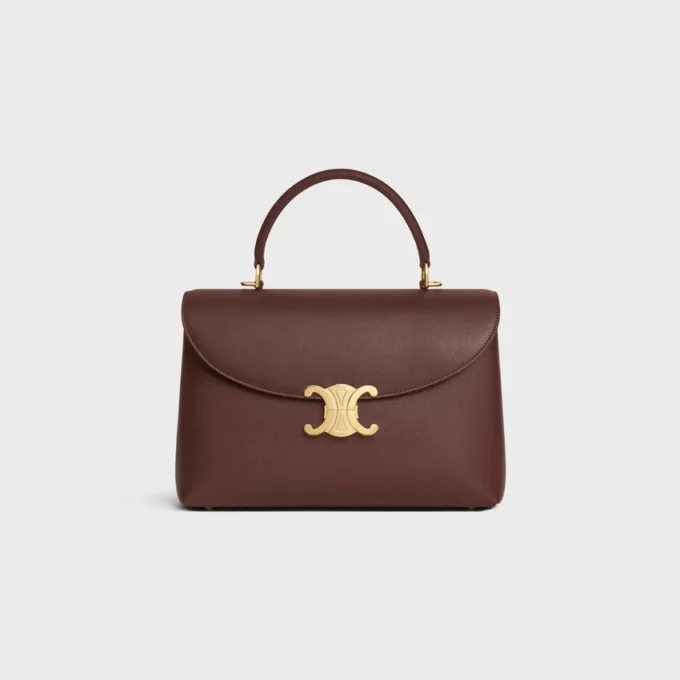 Mittlere Nino-Tasche aus geschmeidigem genarbtem Kalbsleder Mittlere Nino-Tasche aus geschmeidigem genarbtem Kalbsleder