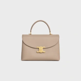 Mittlere Nino-Tasche aus geschmeidigem genarbtem Kalbsleder