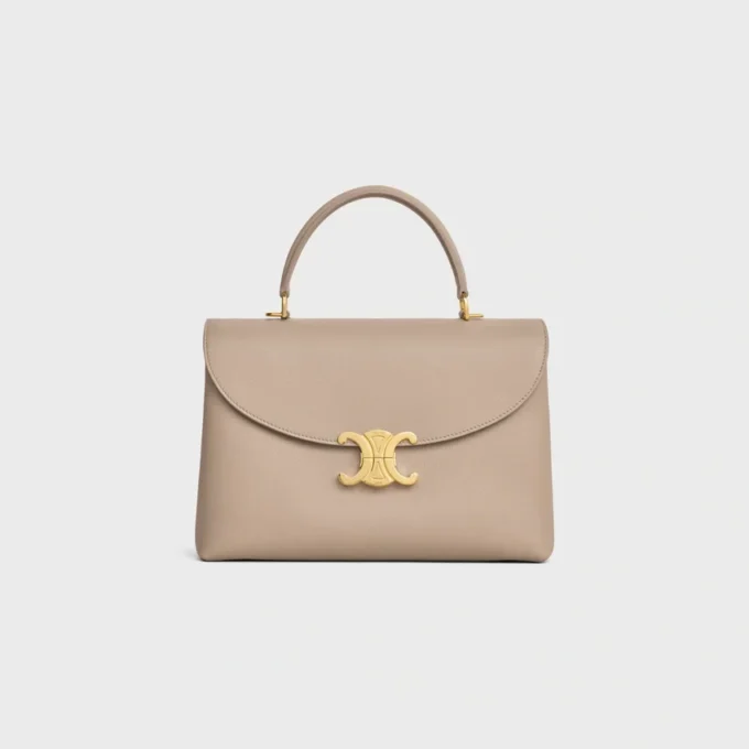 Mittlere Nino-Tasche aus geschmeidigem genarbtem Kalbsleder Mittlere Nino-Tasche aus geschmeidigem genarbtem Kalbsleder