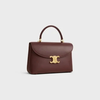 Mittlere Nino-Tasche aus geschmeidigem genarbtem Kalbsleder