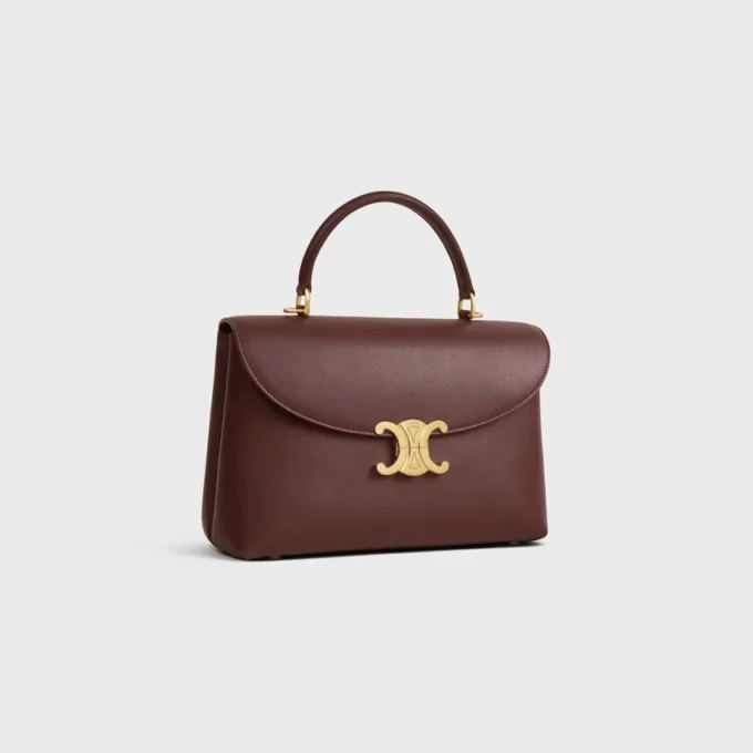 Mittlere Nino-Tasche aus geschmeidigem genarbtem Kalbsleder Mittlere Nino-Tasche aus geschmeidigem genarbtem Kalbsleder