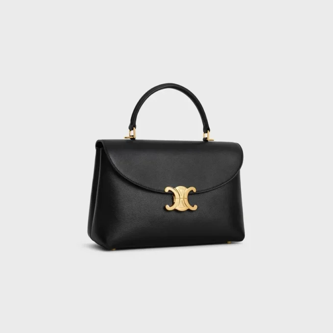Mittlere Nino-Tasche aus geschmeidigem genarbtem Kalbsleder Mittlere Nino-Tasche aus geschmeidigem genarbtem Kalbsleder