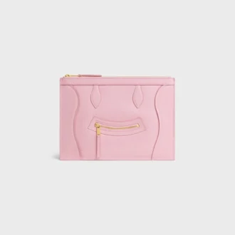 Mittlere Tasche aus glänzendem Kalbsleder Mittlere Tasche aus glänzendem Kalbsleder