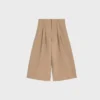 Montauk Cropped-Hose aus Baumwoll- und Wollgabardine