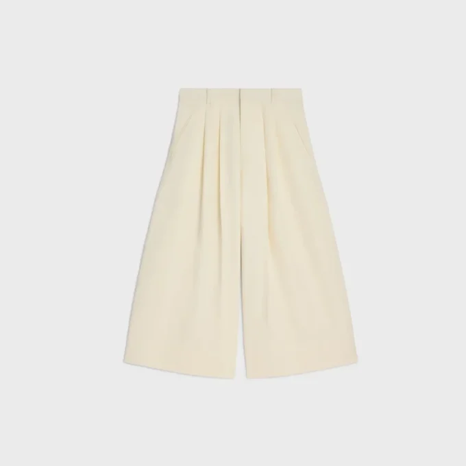 Montauk Cropped-Hose aus Diagonalwolle Montauk Cropped-Hose aus Diagonalwolle